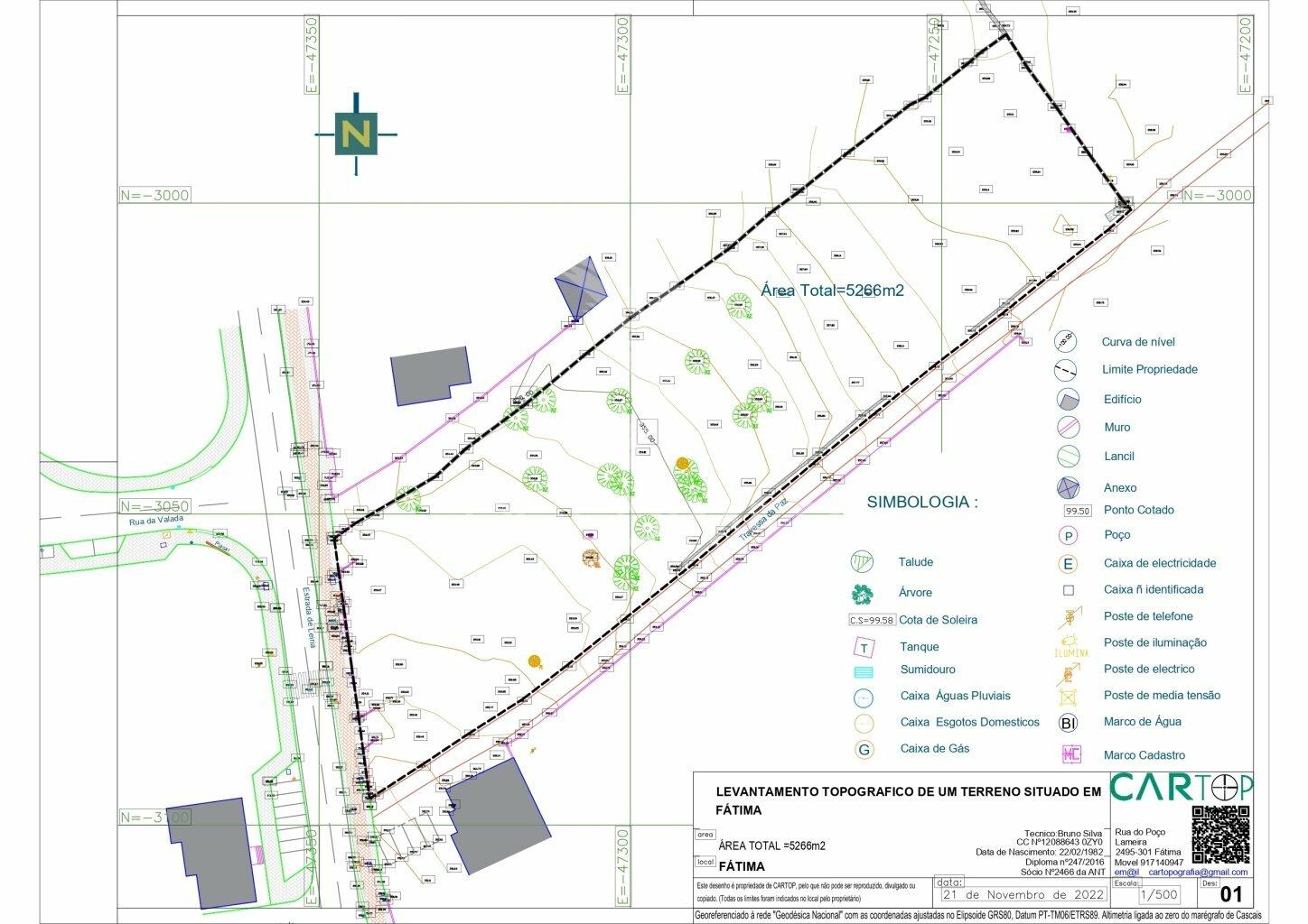Terreno com 5266m2 em fátima