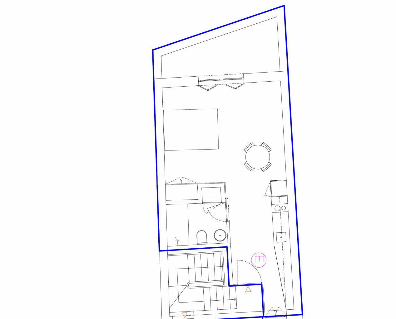 Apartamento t0 zona histórica de aveiro