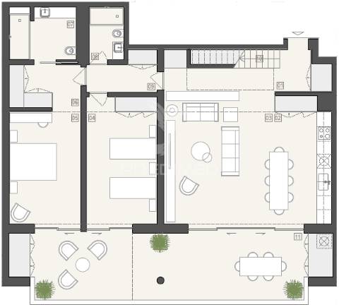 Lagos grande apartamento t2 duplex luxo e vista mar
