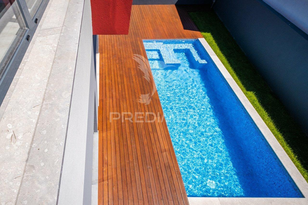 Moradia isolada contemporânea de luxo, t5 piscina