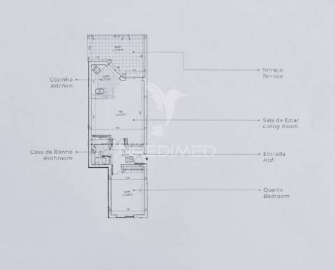 Olhão- apartamento novo  com 1 quarto