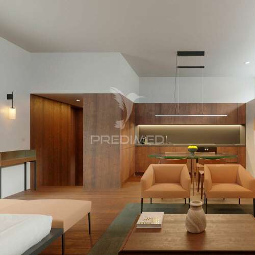 Studio com pátio em belem, lisboa