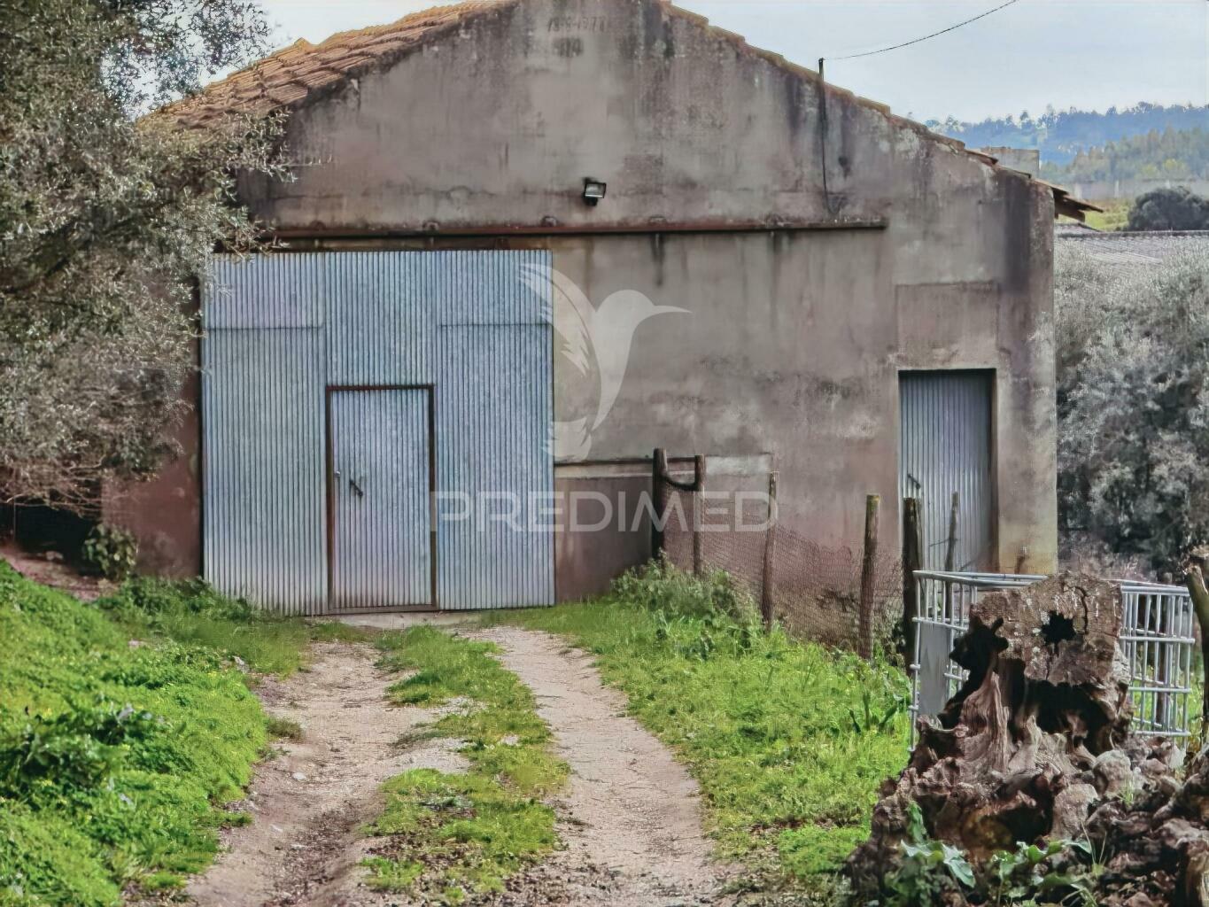 Terreno urbano com pavilhão, monsanto / alcanena