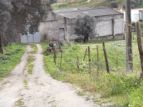 Terreno urbano com pavilhão, monsanto / alcanena