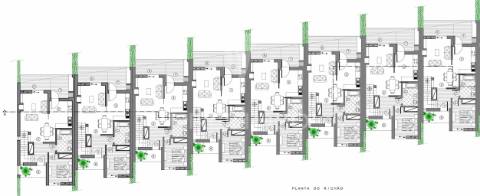 Terreno com projeto pata 9 moradias v3,localizado em funchais da tor
