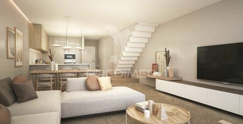 Apartamento t2duplex cond. privado (novo) - apulia ( esposende)