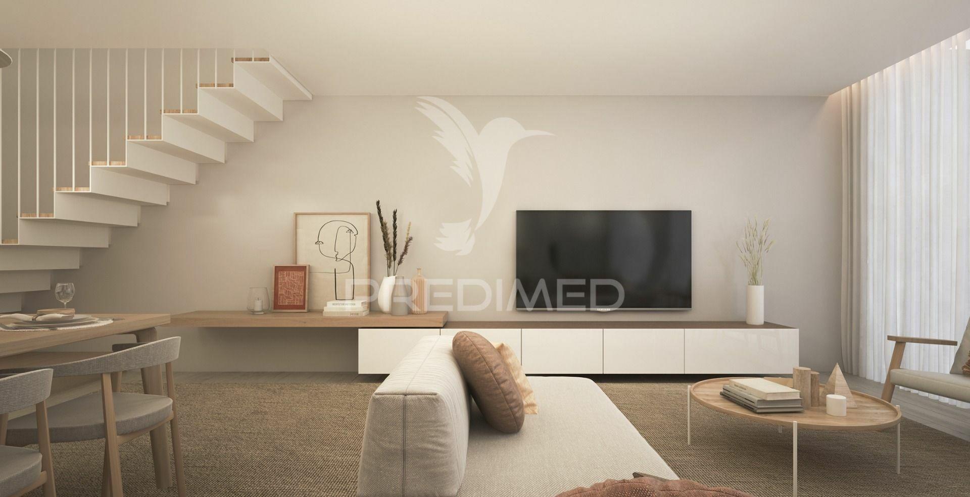 Apartamento t2duplex cond. privado (novo) - apulia ( esposende)