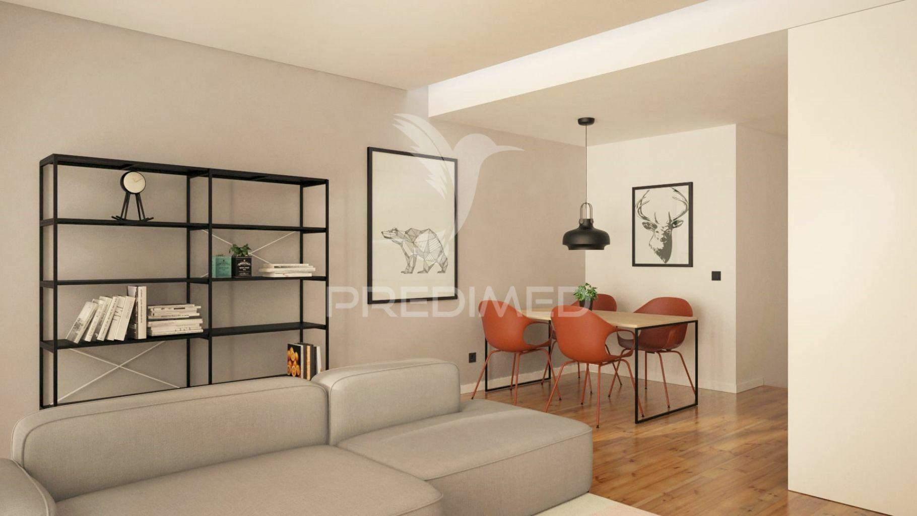 Apartamento t2 duplex á praça da batalha -oporto 