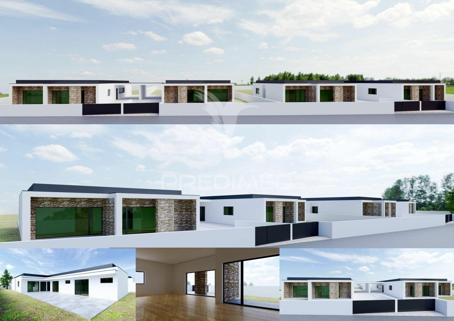Moradia térrea v4, inseridas em lotes de 1000m2