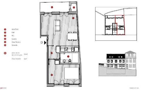 Apartamento t1 - venda