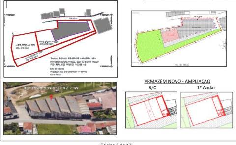 Armazém industrial com moradia de apoio