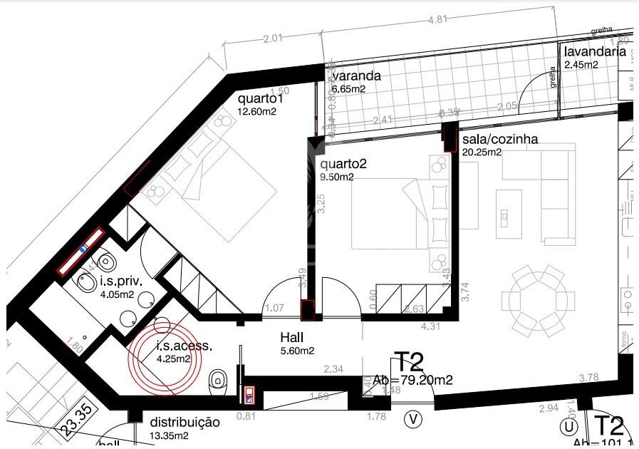 Apartamento t2 em construção