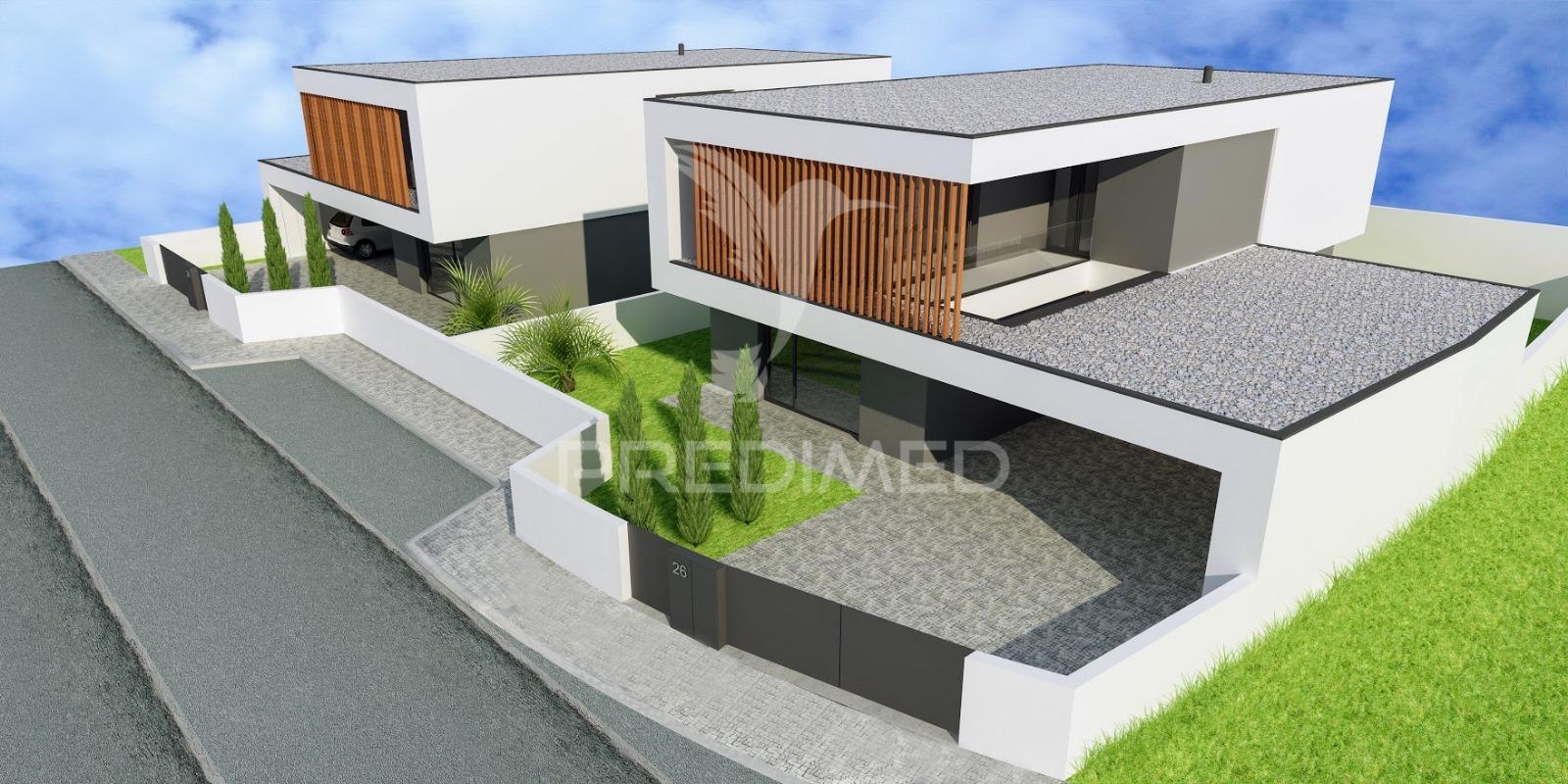Moradia v3 nova paredes arquitetura moderna