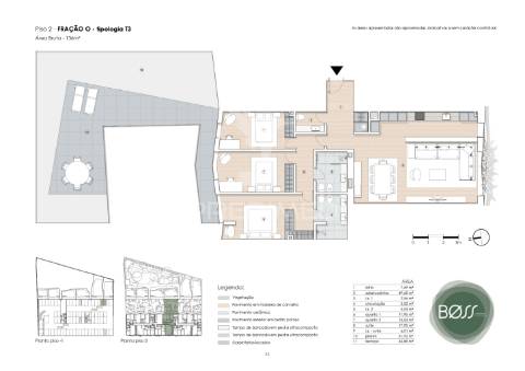 Apartamento t3 novo, com terraço e jardim privativo, em paranhos