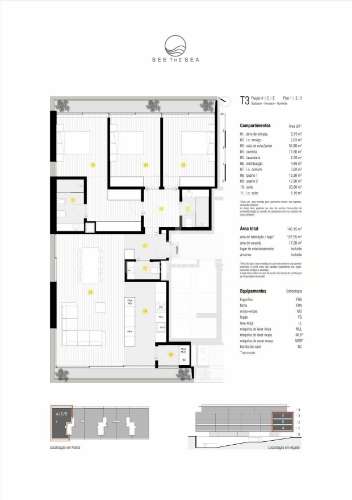 Apartamento t3 novo, vila nova de gaia