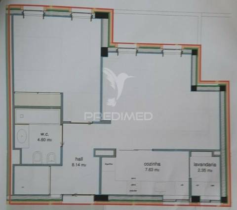 Apartamento t1, em construção, no edifício monserrate, matosinhos