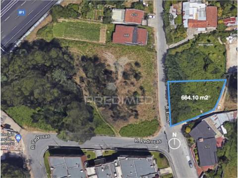 Terreno/construção moradia 4 frentes, grijó, v. n. de gaia