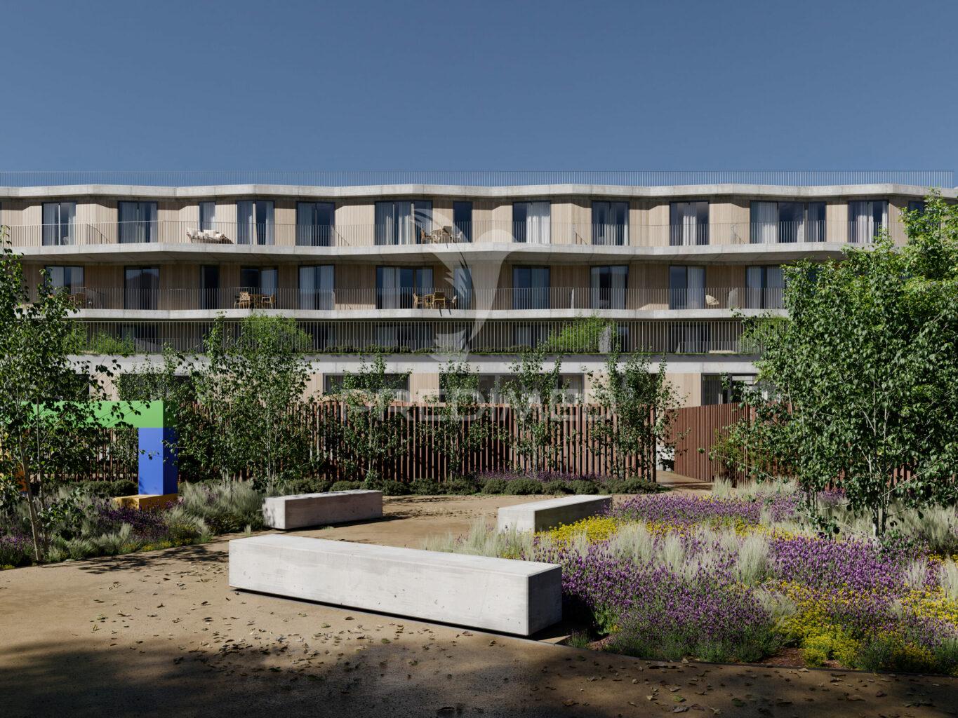 Apartamento t3 novo, com terraço, jardim privado, em paranhos