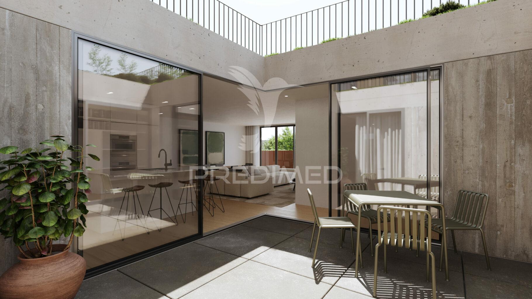 Apartamento t3 novo, com terraço e jardim privativo, em paranhos