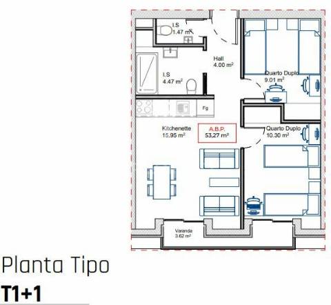 Apartamento t1 hospital de s. joão| porto