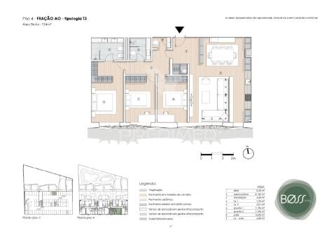 Luxuoso apartamento t3 novo, em paranhos