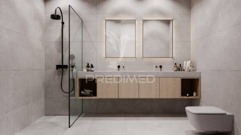 Luxuoso apartamento t3 novo, com varanda, em paranhos