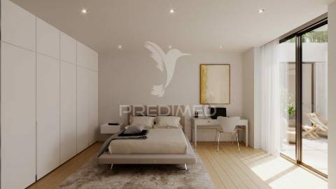 Apartamento t2, terraço, jardim, lugar de garagem, paranhos