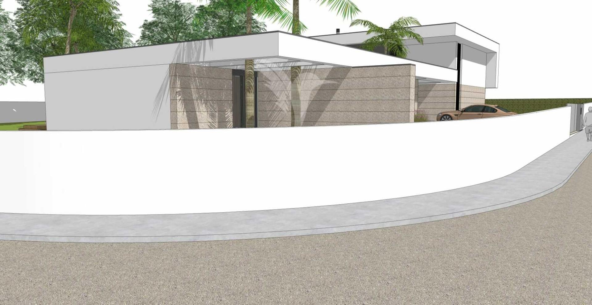 Terreno com projecto aprovado moradia t3 em nogueira, maia