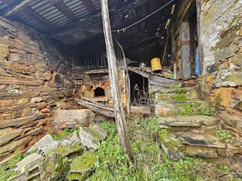 Ruina perto praia fluvial troviscal