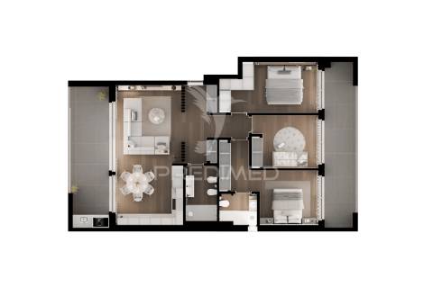 Apartamento t3 terraço quinta amizade