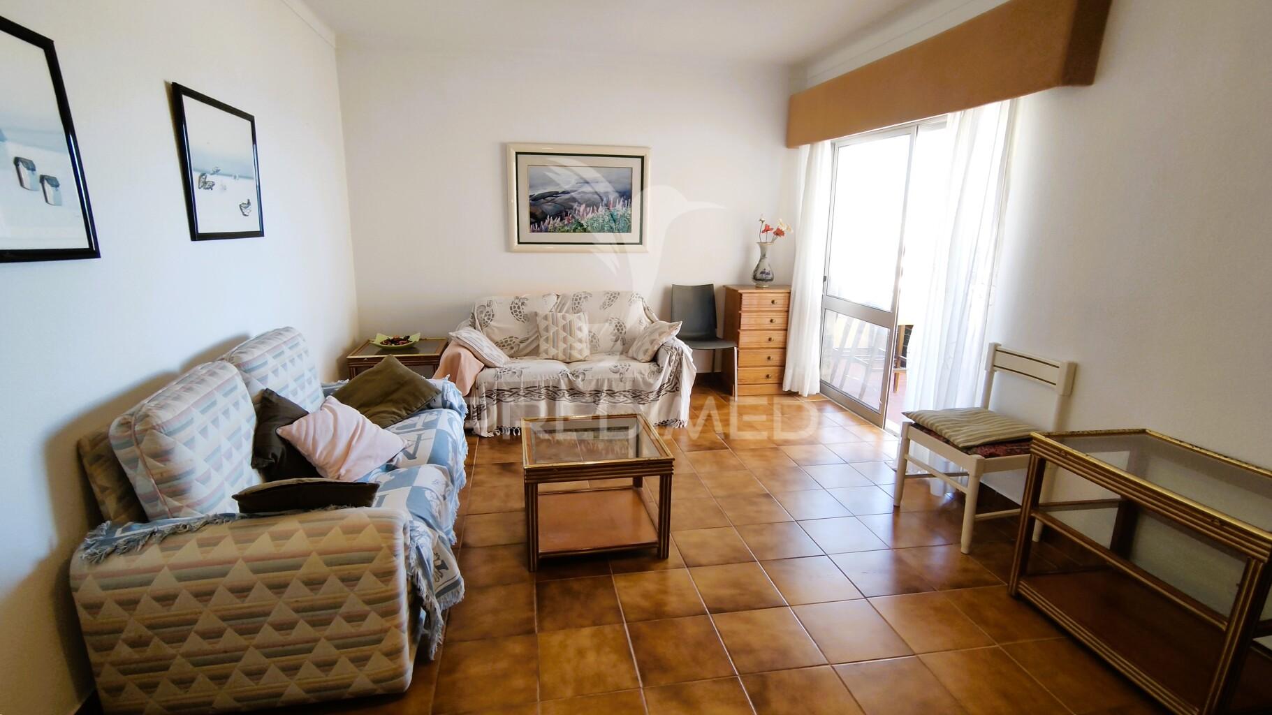 Apartamento t2 na praia da rocha, vista mar