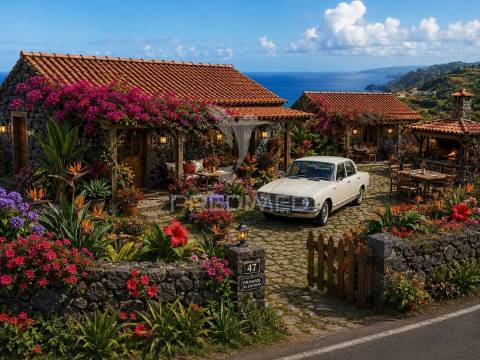 Vendo 2 palheiros e 670m2 de terreno na raposeira-calheta- ilha da madeira