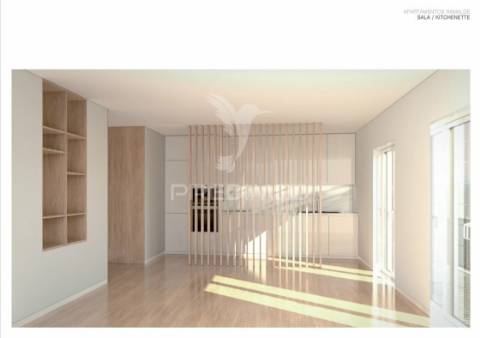 Apartamento t1 em ramalde - porto