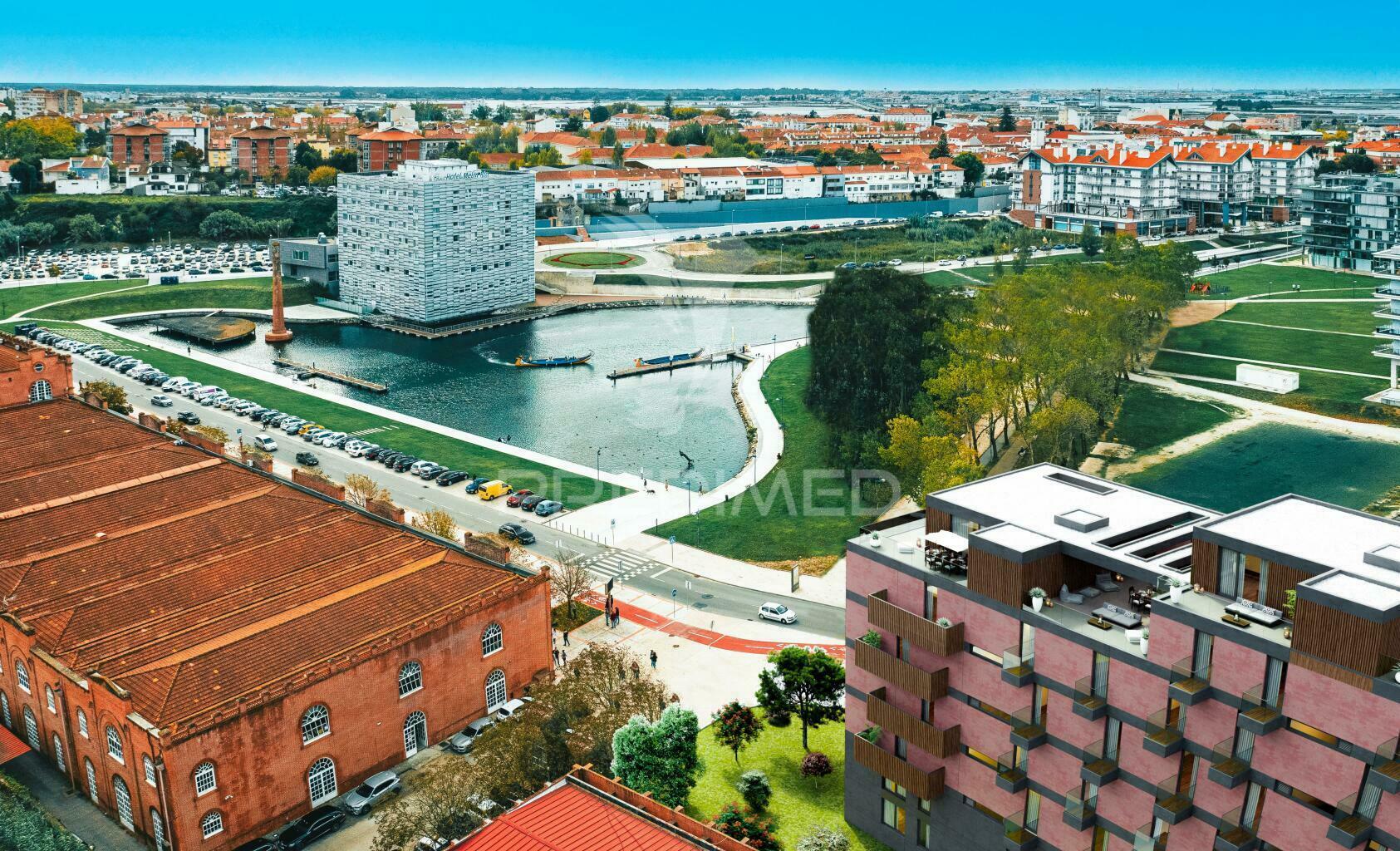 Apartamento t3 de luxo novo no coração de aveiro