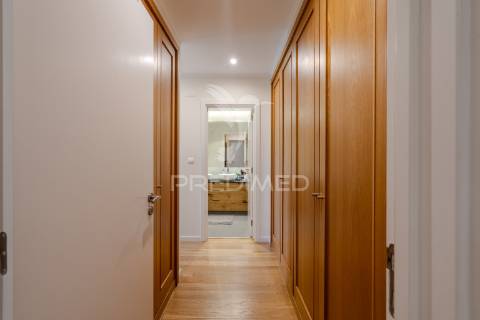Apartamento t3 para arrendamento i condomínio villa restelo, com jardim e piscina no restelo/belém