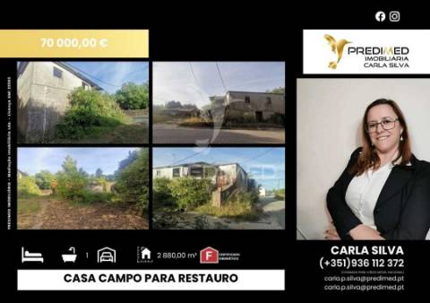 Casa campo para restaurar