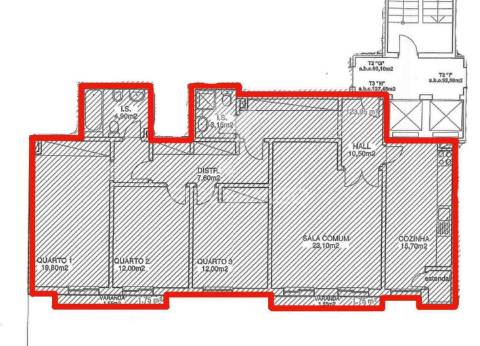 Apartamento t3 para arrendar todo o ano, com garagem