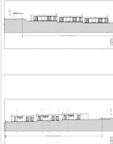 Terreno c/ projeto aprovado para 3 moradias