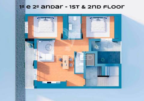 Apartamento t1 em construção, a concluir em 2027