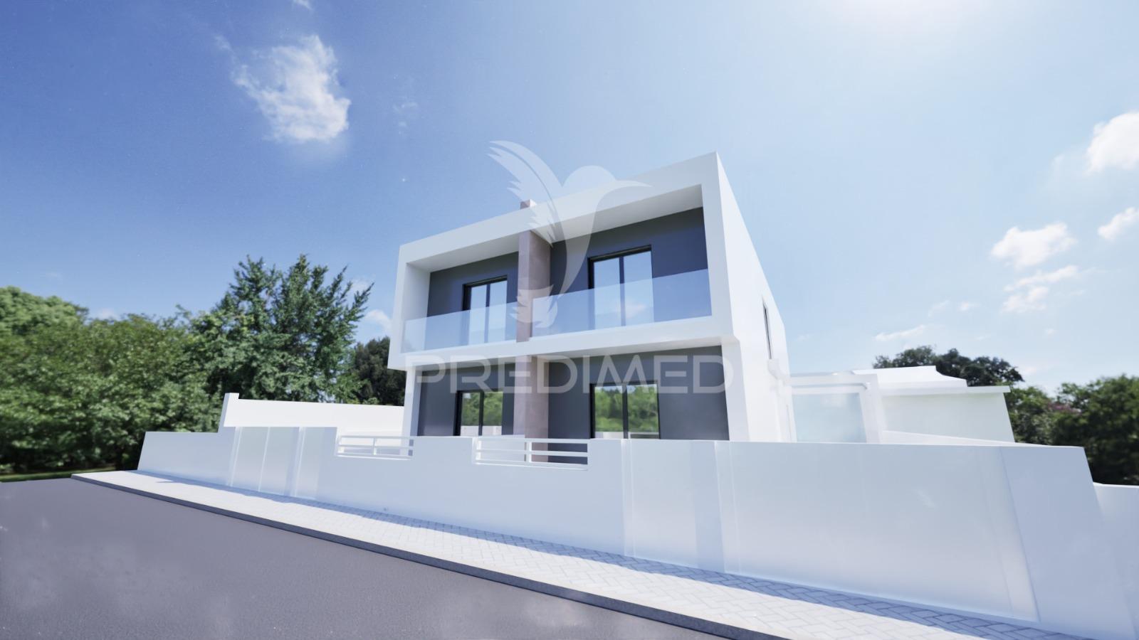 Moradia geminada t3 com piscina . qta das laranjeiras seixal