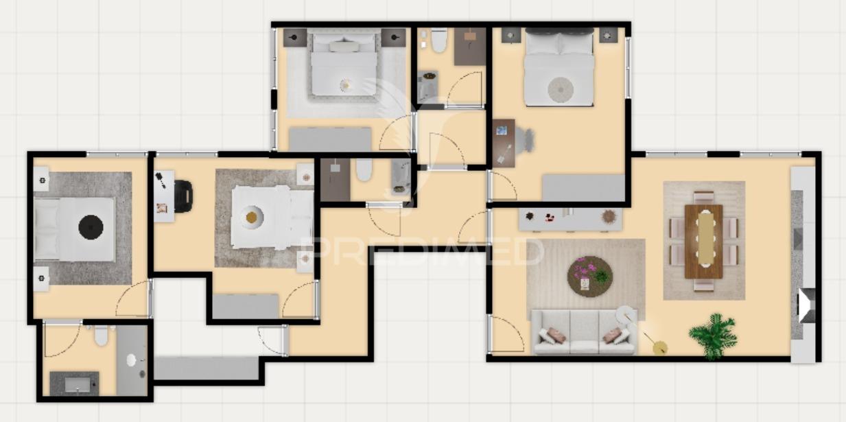 Apartamento t4 - benfica