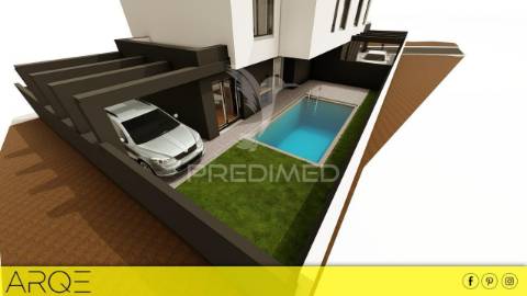 Moradia geminada t3 -com piscina - pinhal dos frades