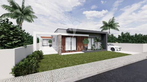 Moradia térrea e isolada t4 com 2 suítes e piscina