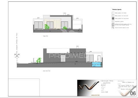 Moradia térrea e isolada t4 com 2 suítes e piscina