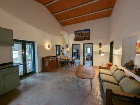 Quinta com casa senhorial reconstruída, em moncarapacho