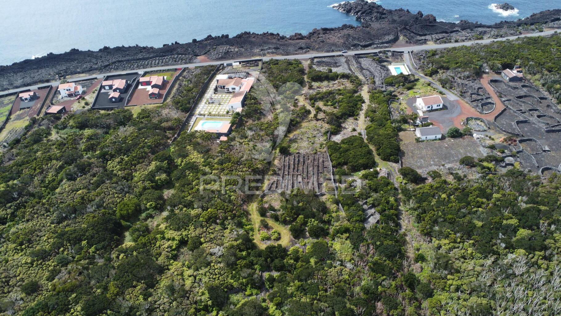 Terreno com viabilidade de construção no monte, candelária