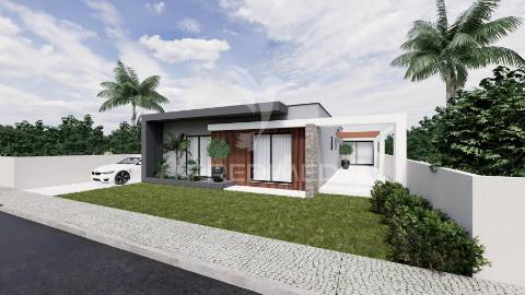 Moradia isolada térrea com piscina em zona nobre de fernão ferro