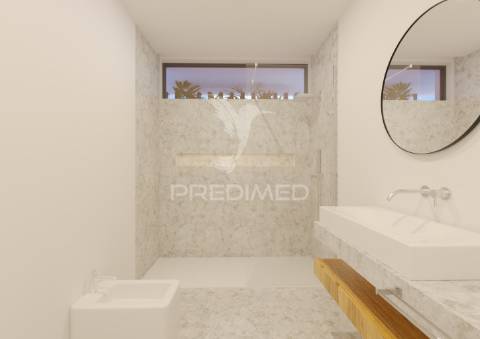 Elegante moradia contemporânea em início de construção, com 3 quartos e vistas sobre o mar!