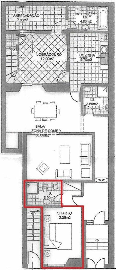 Casa 227m2 com 7 divisões no centro histórico de lagos