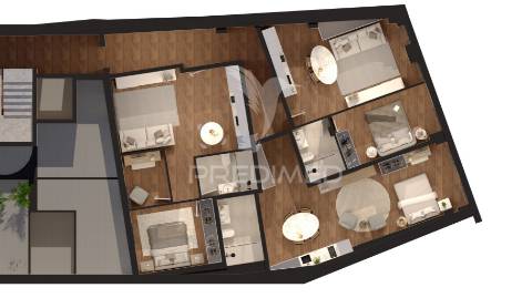 Empreendimento com apartamento t1+1 em s.vicente, braga
